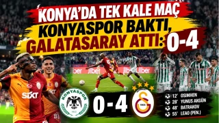 KONYA'DA TEK KALE MAÇ