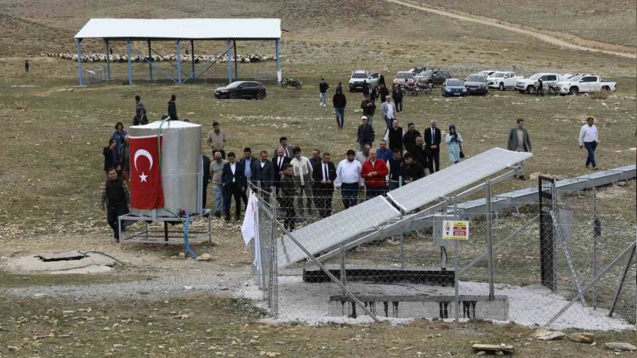 KOP'tan küçükbaş hayvanlar için güneş enerjili suluk projesi