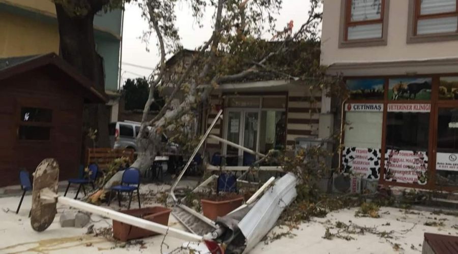 Lodosun h�z� 100 kilometreyi ge�ti