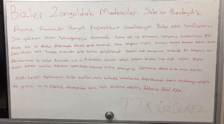 Madencilerden duygu dolu mesaj