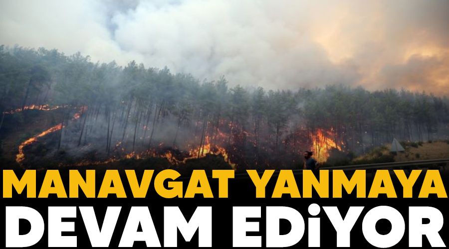 Manavgat yanmaya devam ediyor