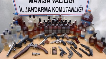 Manisa'da kaçak içki operasyonu
