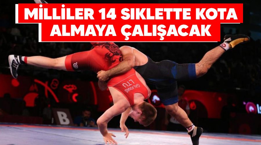 Milliler 14 sıklette kota almaya çalışacak