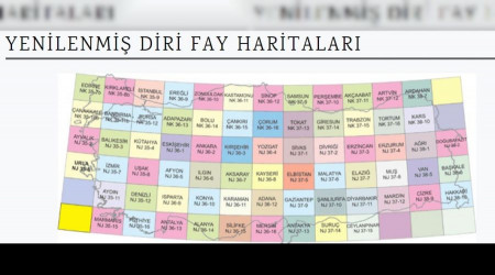 MTA yenilenmi diri fay haritalarn yaynlad