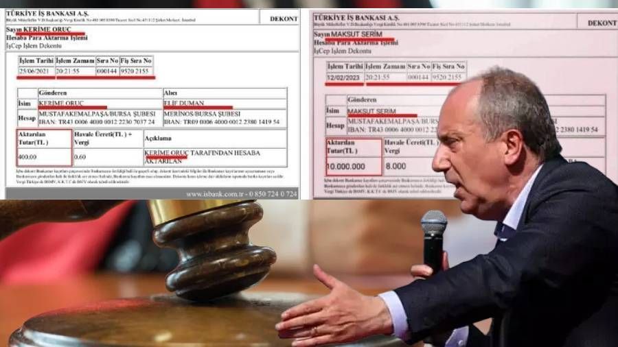 Muharrem İnce adına düzenlenmiş sahte dekontları paylaşan 15 sanığın yargılandığı dava başladı