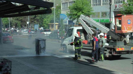 Patlayan trafo paniğe neden oldu