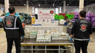 Pendik'te kaçak ilaç ve uyuşturucu operasyonu