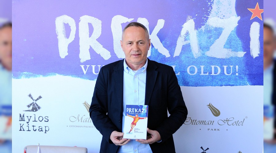 Prekazi, G.Saray'ı kitaba yazdı