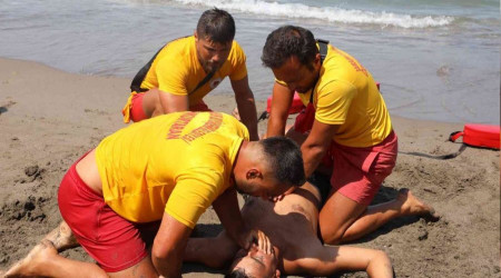 Samsun'da cankurtaranlar, 109 kişiyi kurtardı