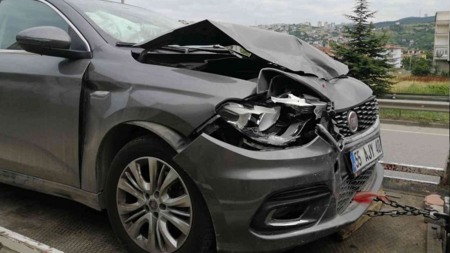 Samsun'da trafik kazası: 4 yaralı