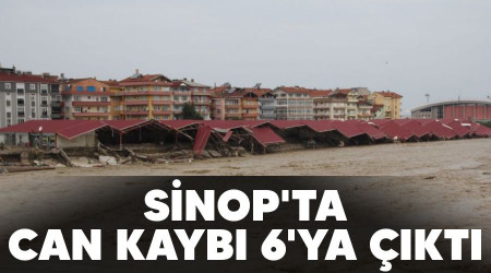 Sinop'ta can kaybı 6'ya çıktı