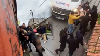 Şişli'de tornavidalı 'rehinli araç' kavgası: Tekme ve yumruklar havada uçuştu