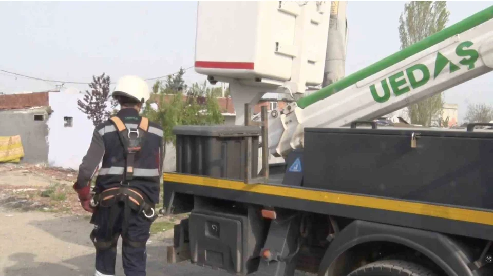 Sokak lambalar� ku�lara yuva oldu