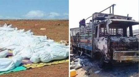 Somali'de gda yardm tayan kamyonlara saldr: 18 l