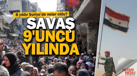 Suriye'de sava 9'uncu ylnda