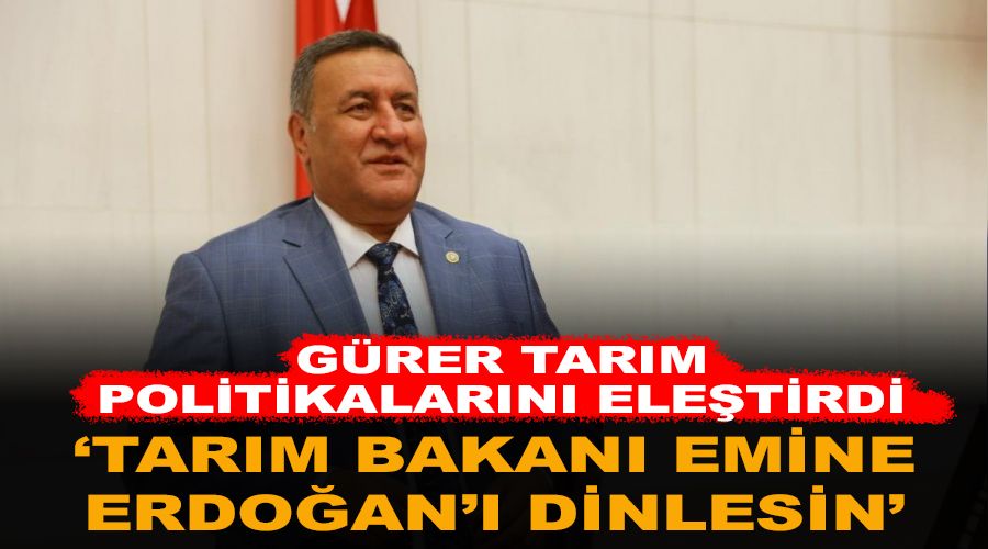 'Tarm Bakan, Emine Erdoan dinlesin'
