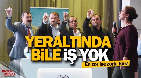 Tartmal kura! Yeraltnda bile i yok