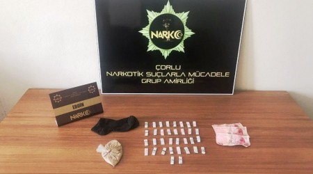 Tekirdağ'da uyuşturucu operasyonu