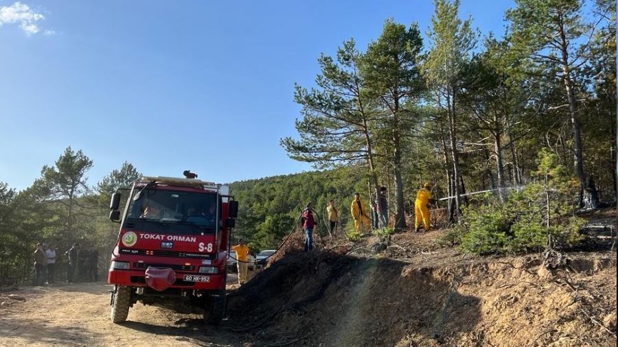 Tokat'ta 5 hektar ormanlık alan zarar gördü