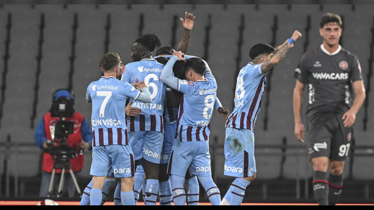 Trabzonspor finale y�kseldi 