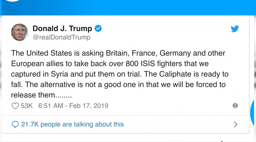 Trump bu kez Avrupa'y� hedef ald�