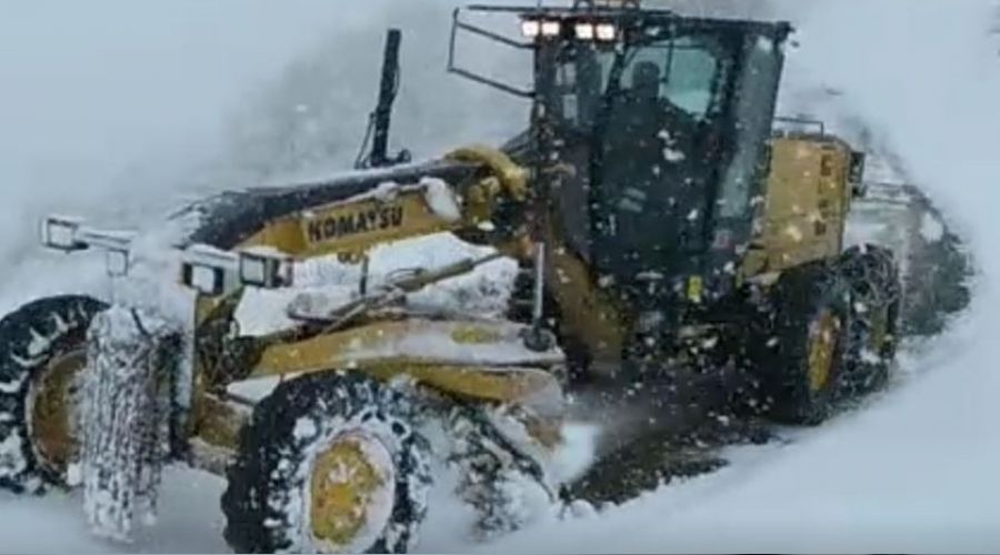 Tunceli'de 107 k�y yolu ula��ma kapand�