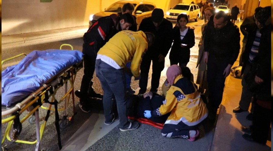 Üst geçidi kullanmayınca ölümden döndü