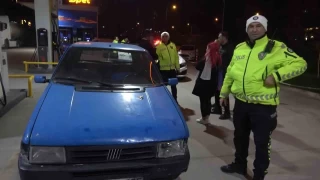 Uygulama noktasndan kat, yakt alrken yakaland