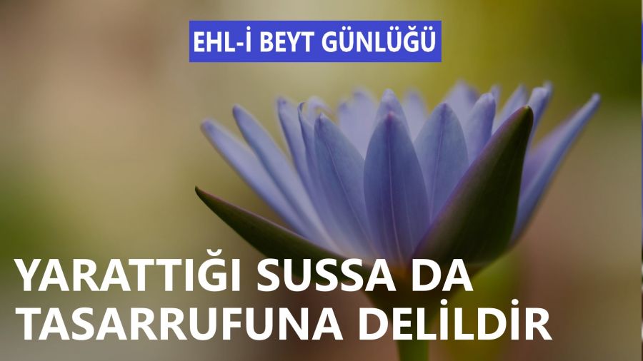 �Yaratt��� sussa da, tasarrufuna delildir�