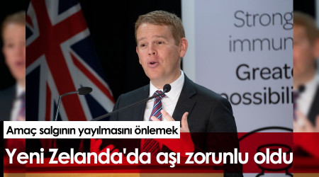 Yeni Zelanda'da aşı zorunlu oldu