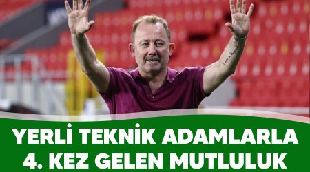 Yerli teknik adamlarla 4. kez gelen mutluluk