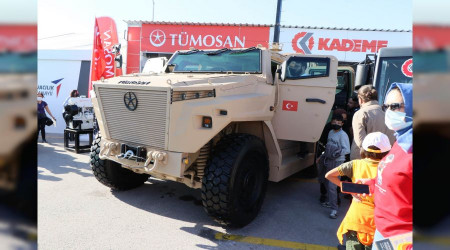 Yerli zırhlı araç Konya Bilim Festivali'nde