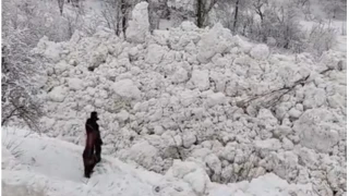 Yüksekova'da aynı bölgede ikinci çığ