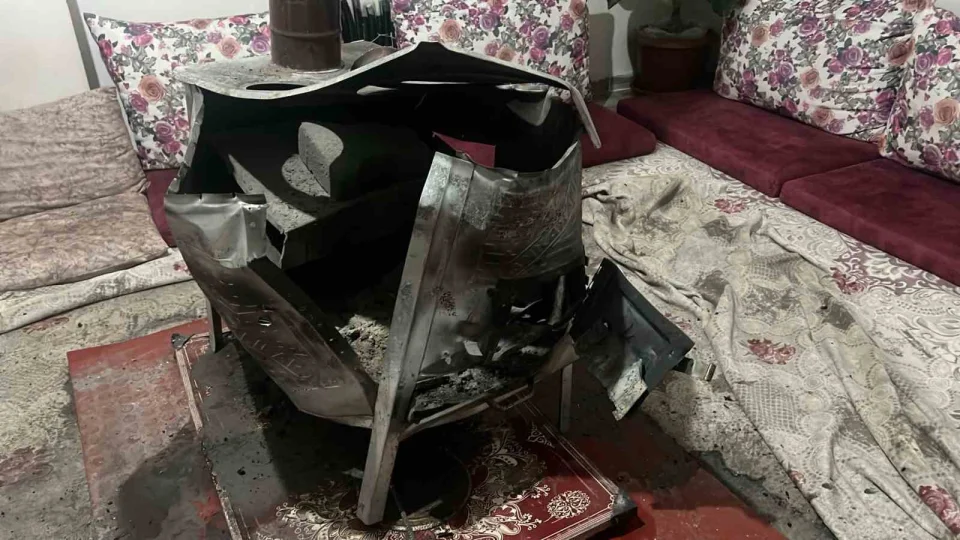 Y�ksekova'da odun sobas�nda patlama