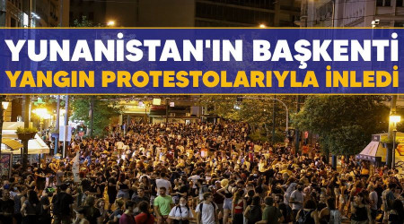 Yunanistan'n bakenti yangn protestolaryla inledi