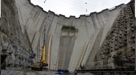 Yusufeli Barajı 200 metreye ulaştı