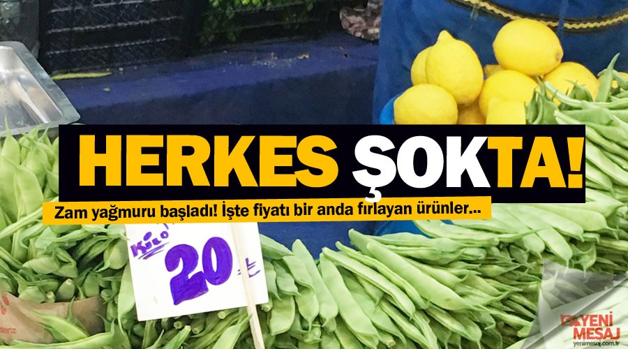 Zamlar ba�lad�... �ar�� pazar alev alev