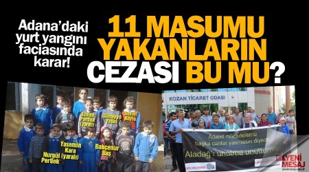 11 masumu yakanların cezası bu mu?