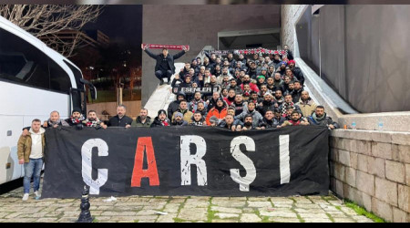 120 Beşiktaş taraftarı Hatay'a hareket etti