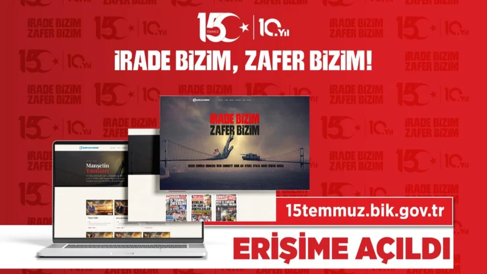 15 Temmuz'un dijital haf�zas� �15temmuz.bik.gov.tr� eri�ime a��ld�