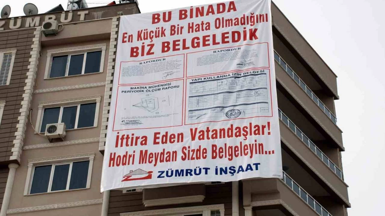 37 kişiye mezar olan Zümrüt Apartmanı'nın müteahhidi, 2010 yılında böyle meydan okumuş