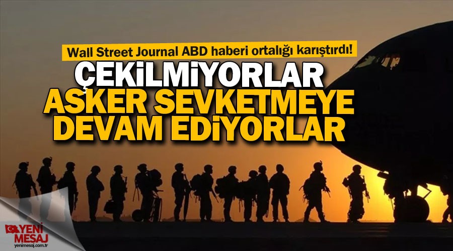 ABD Suriye'den çekilmiyor asker yığıyor