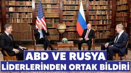 ABD ve Rusya liderlerinden ortak bildiri