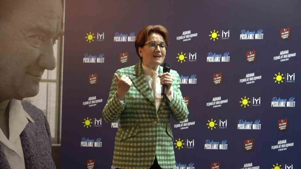 Adana adaylarını açıklayan Akşener, 'Başbakan olmaktan vazgeçtim' dedi