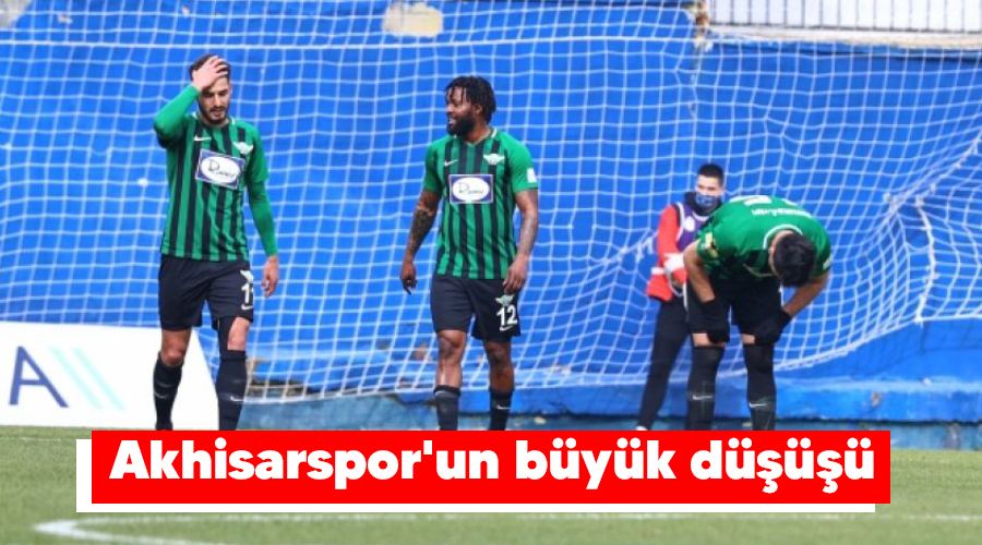 Akhisarspor'un b�y�k d����� 