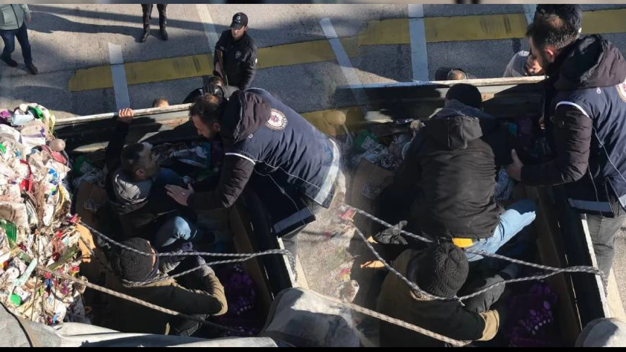 Amasya'da p dolu trdan 3 kaak gmen kt