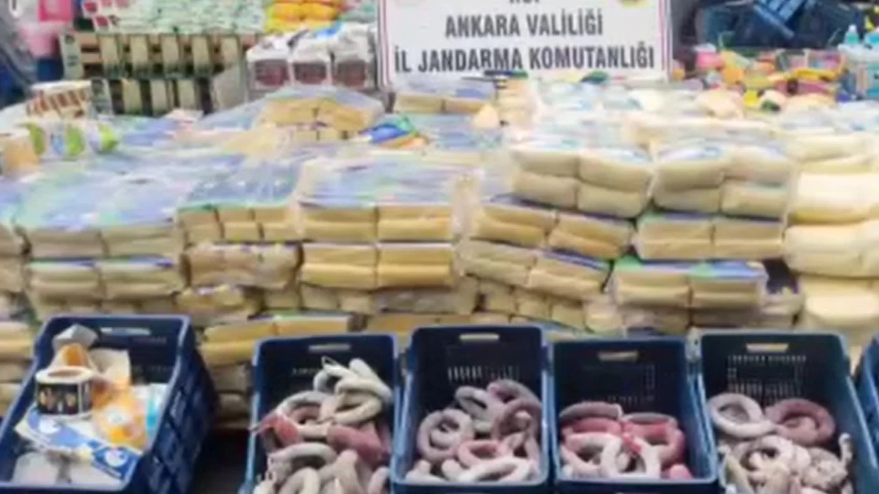 Ankara'da 4 milyon TL değerinde sahte gıda ele geçirildi