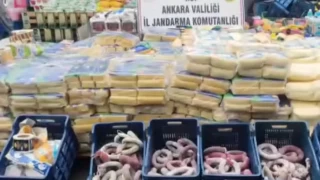 Ankara'da 4 milyon TL değerinde sahte gıda ele geçirildi