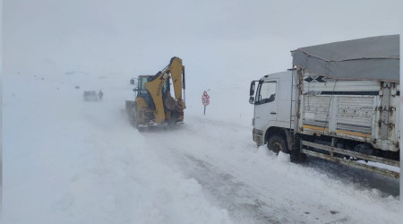 Aşkale'de aniden bastıran tipi geçit vermedi