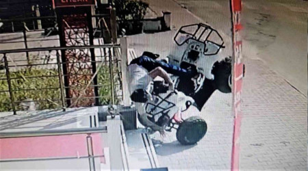 ATV aracıyla ölümden döndü